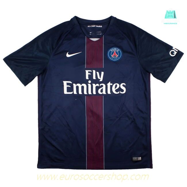 PSG 2016-17 Home Shirt (M) Verratti #6 (Excellent)