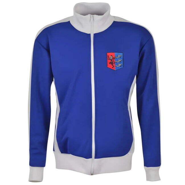 vintage Ipswich Track Top - Royal/White