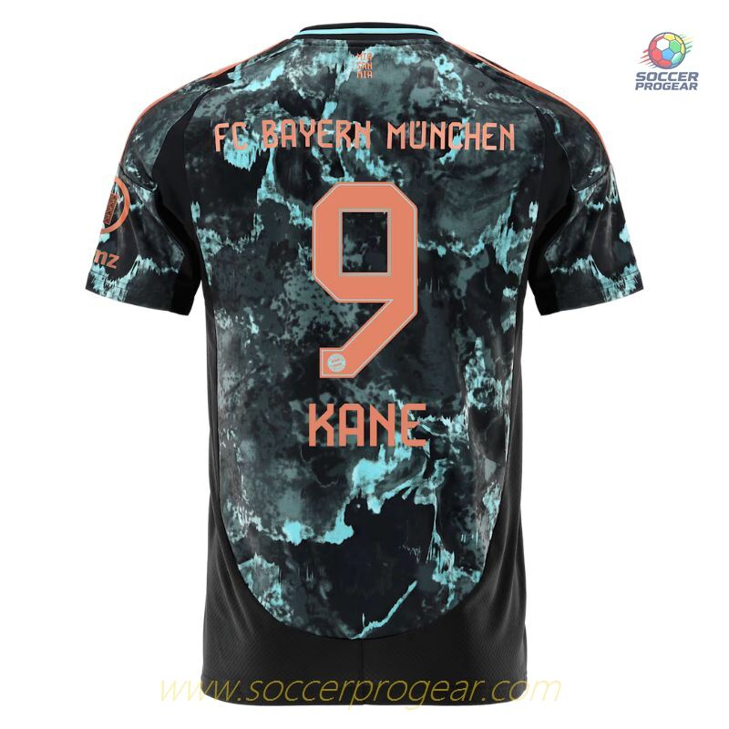 Bayern Munich Away Youth Football Kit Team Jersey 2024-25 Edition Kane