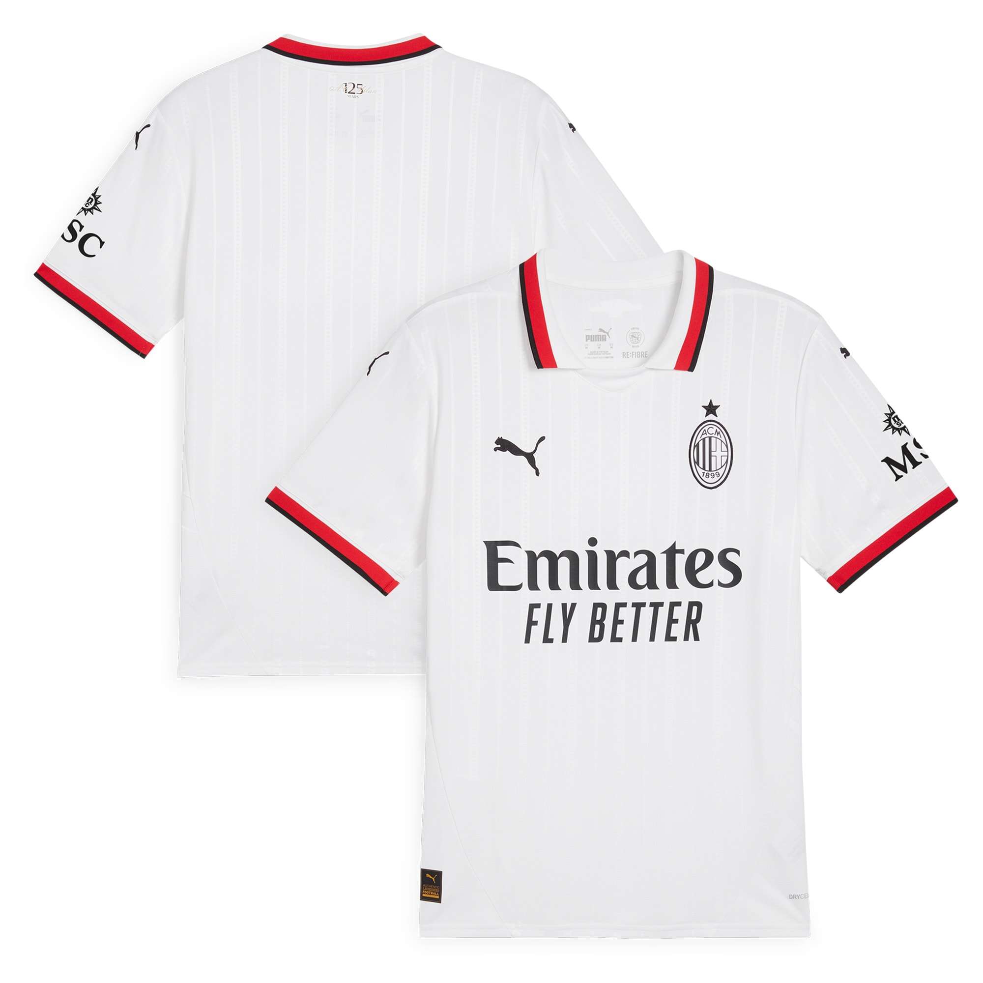 AC Milan Men's 2024 Elite Replica Jersey - Fan Jersey - Collectible