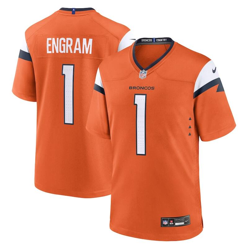 None Evan Engram Denver Broncos Great Value Fan Favorite Football Appa