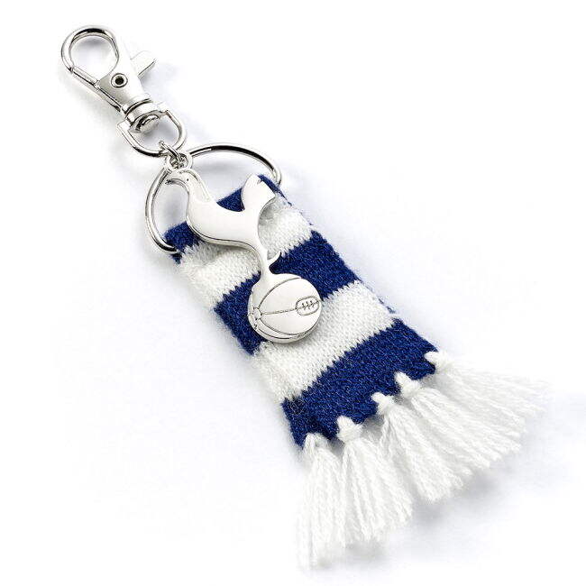 Adult Tottenham Hotspur FC Blue Bar Scarf Bag Charm