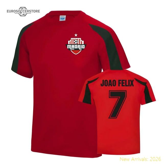 Fan-Favorite Joao Felix Atletico Madrid Sports Training Jersey (Red)