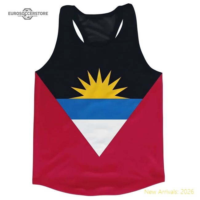 Top-grade Antigua And Barbados Flag Running Vest - Competitive Price