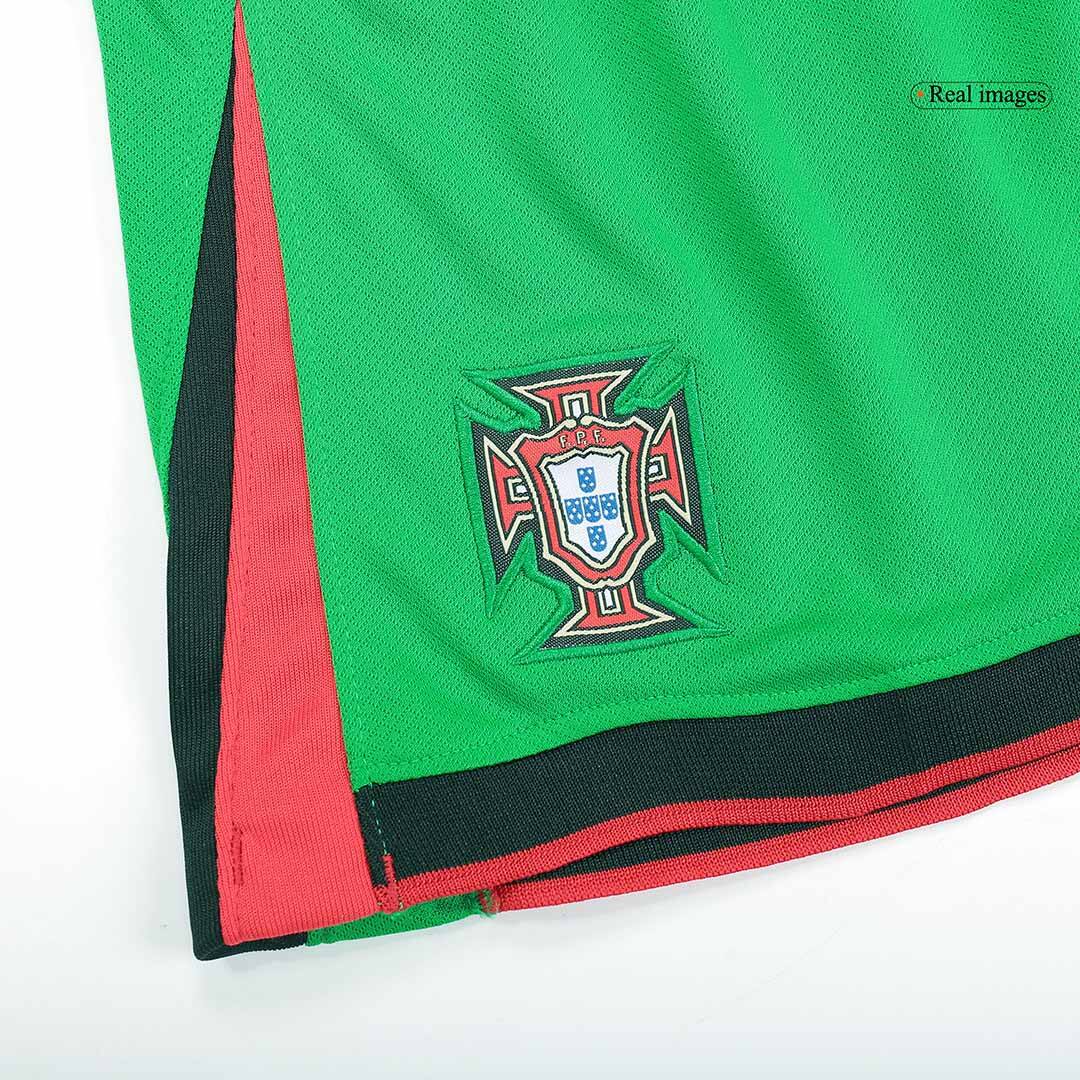 Portugal Home Soccer Shorts Euro 2024 Authentic Kit