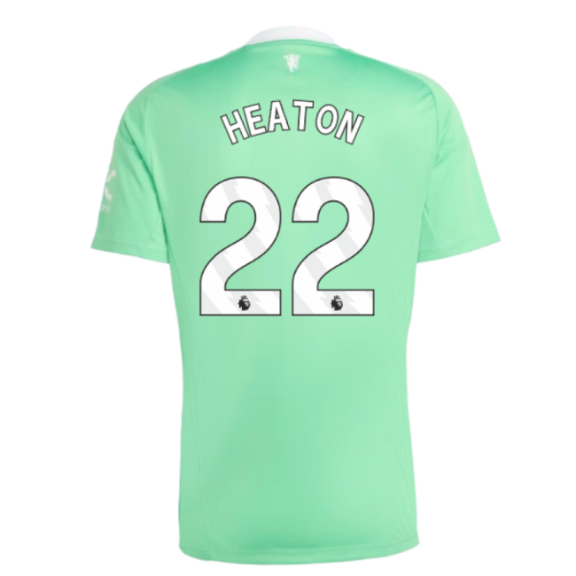 Football Man Utd Third Goalkeeper Shirt Green Heaton #22 Top Tier ...
