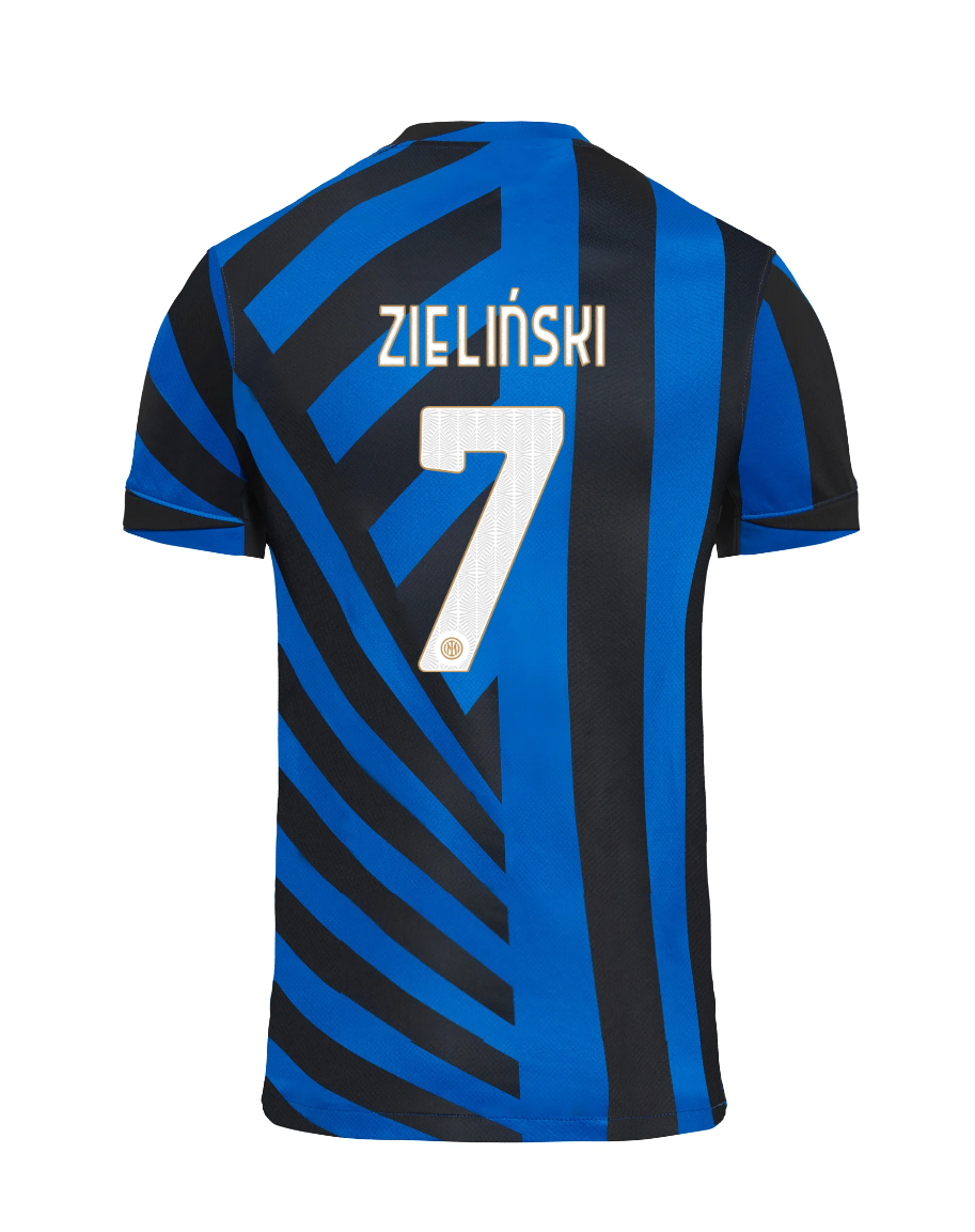 Inter Milan's 24-25 Home Jersey, featuring ZIELIŃSKI with the number 7