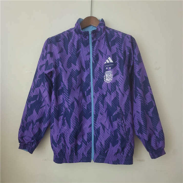 High Performance Argentina World Cup 2022 Purple Windbreaker Jacket