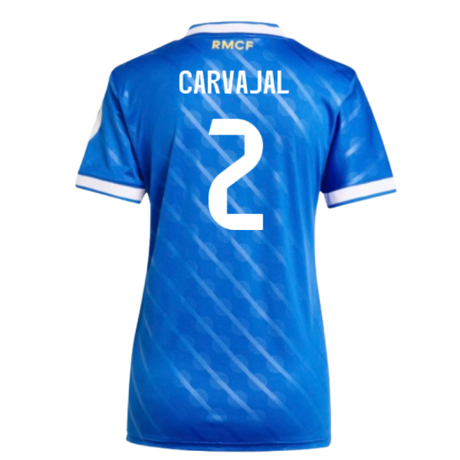 2025-2026 Genuina Camiseta Real Madrid Tercer - Mujeres Con Carvajal 2