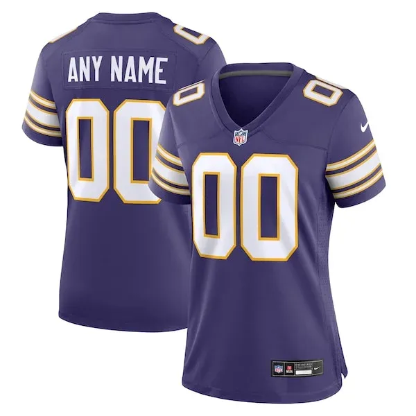 None Minnesota Vikings Game Jersey - Purple | NFL Player Jersey