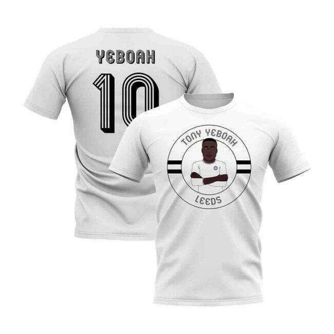 Pro-Grade Leeds Tony Yeboah Leeds Illustration T-Shirt (White)