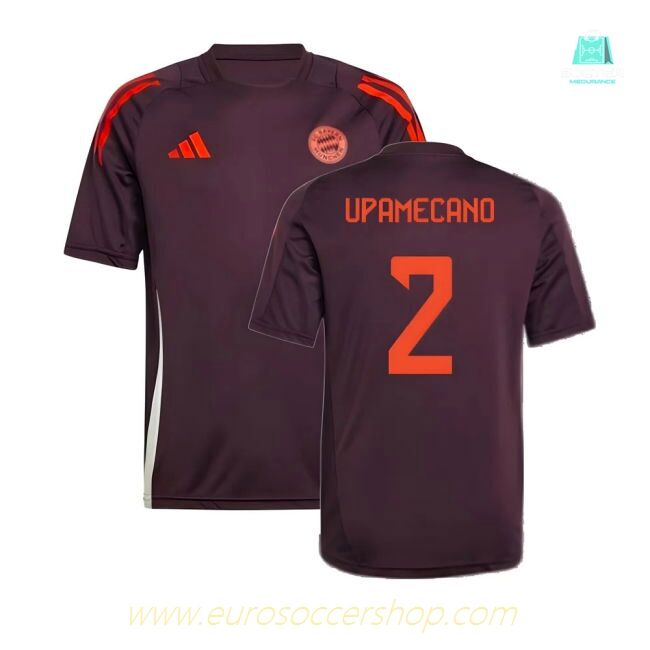2024-2025 Bayern Munich Training Tee (Shadow Maroon) - Kids (Upamecano 2)