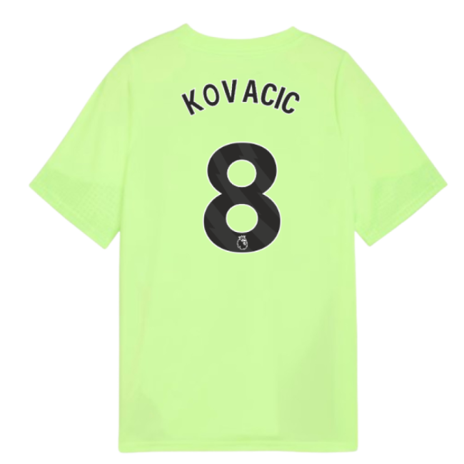 2025-2026 Man City Training Jersey (Fizzy Apple) - Kids (Kovacic 8)...