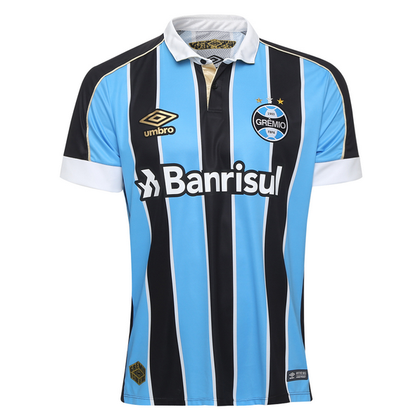 Gremio Home 2019120 Soccer Jersey Shirt - Official Replica 15995
