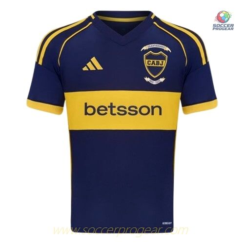 Boca Junior Home Soccer Football Kit Children's Edition'sren's Team Jersey 2025-26 Edition