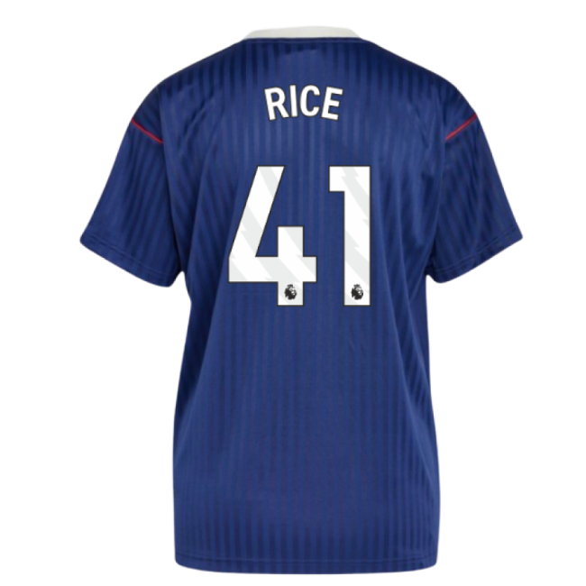 Arsenal Arsenal Terrace Icons Shirt Navy Rice #41 Pro Series Offici...