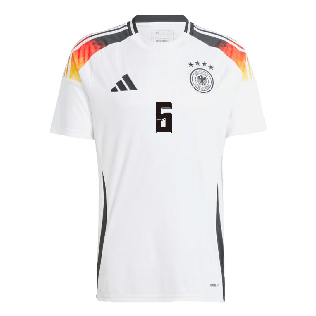 UEFA Euro 2024 Germany Home KIMMICH 6 Soccer Jersey Football Shirt -