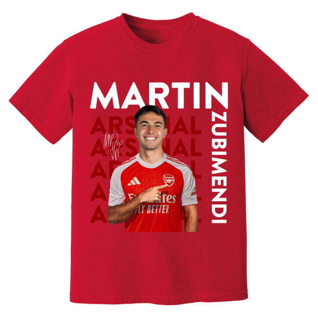 T-Shirt for Martin Zubimendi Arsenal New Signing fans