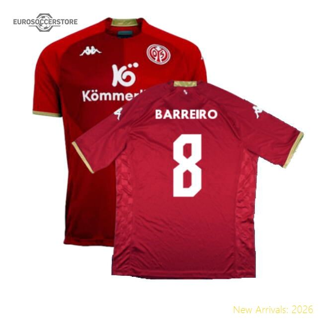 Authentic Mainz 2022-2023 Home Shirt (Xl) (Barreiro 8) (Excellent)