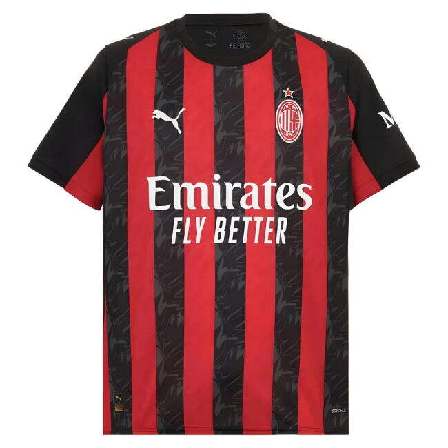 2025-2026 AC Milan Home Shirt Moisture Wicking UV Protection