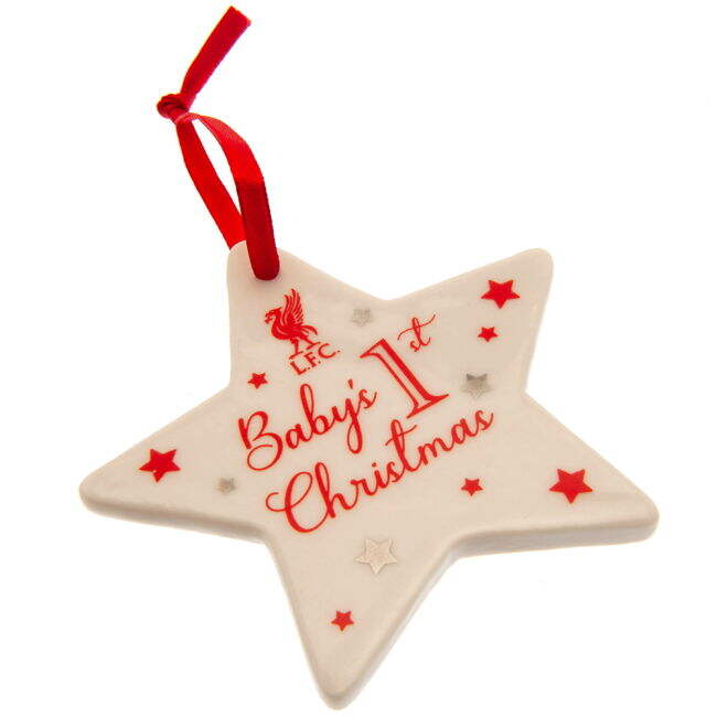 Adult Liverpool FC Baby's First Christmas Decoration