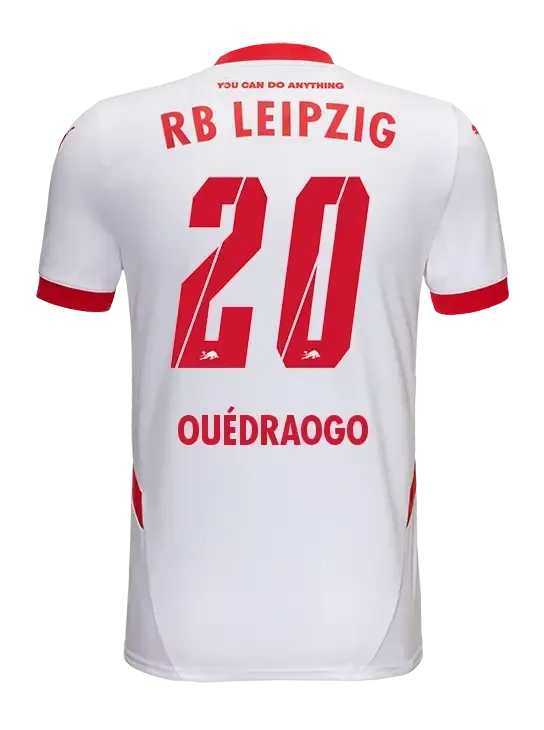 RB Leipzig 24-25 Season Home OUÉDRAOGO Number 20 Jersey