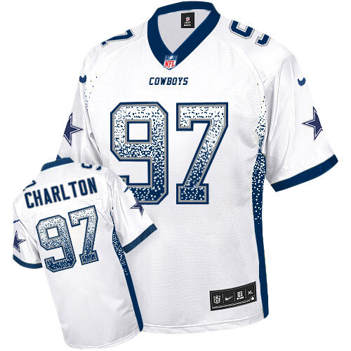 NFL Dallas Cowboys #None White Drift Fashion Elite Jersey authentic