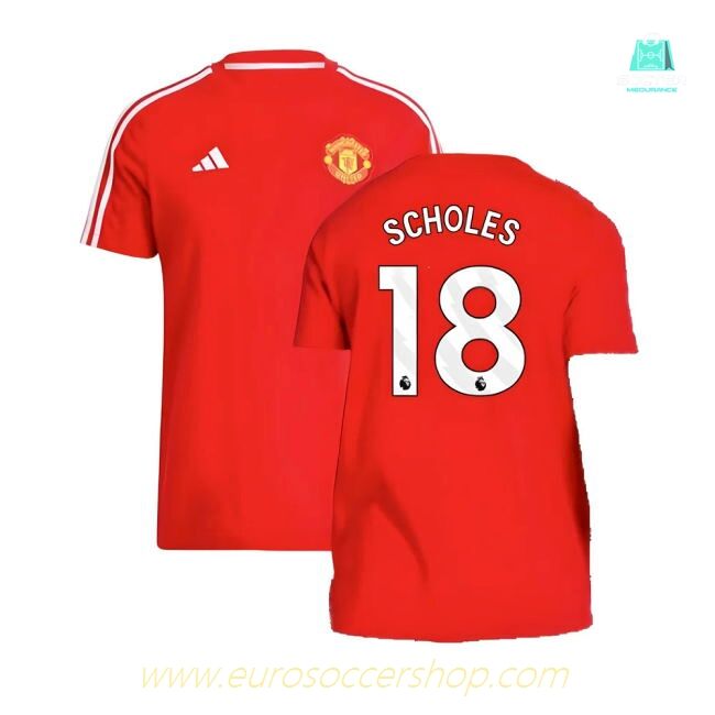 2024-2025 Man Utd DNA Tee (Red) (Scholes 18)