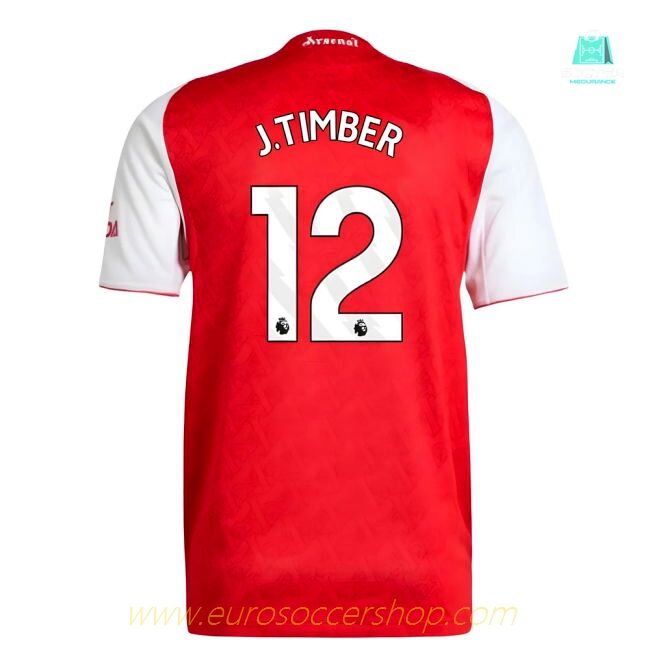 2025-2026 Arsenal Authentic Home Shirt (J.Timber 12)