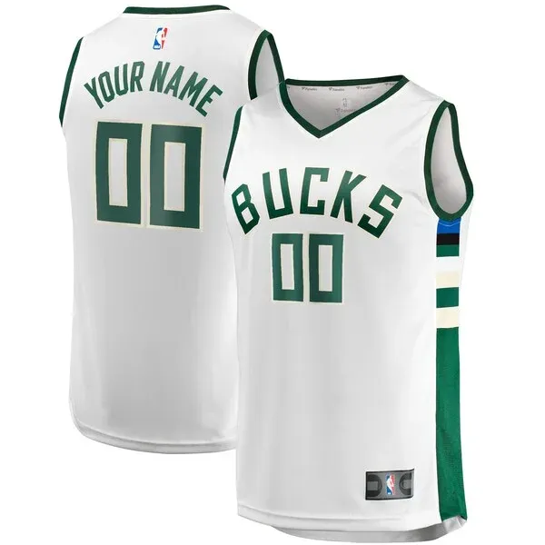 Milwaukee Bucks MIL Replica Jersey - authentic NBA - White casual