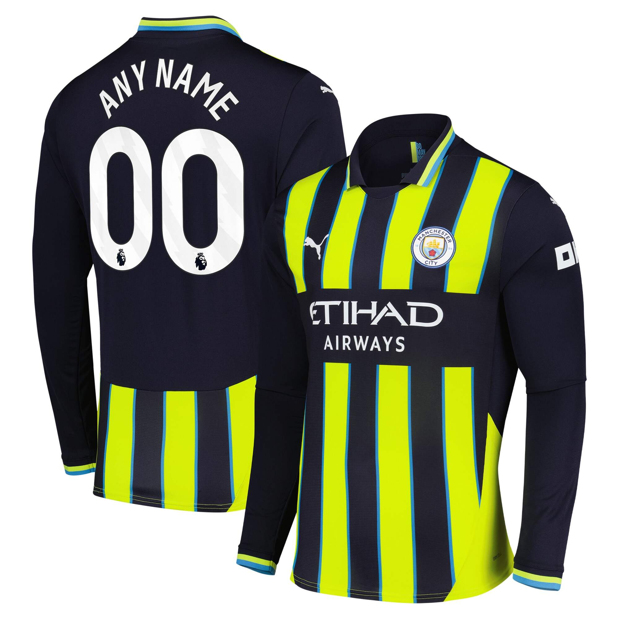 Man City Men's 2024 Official Replica - Authentic - Free Shipping