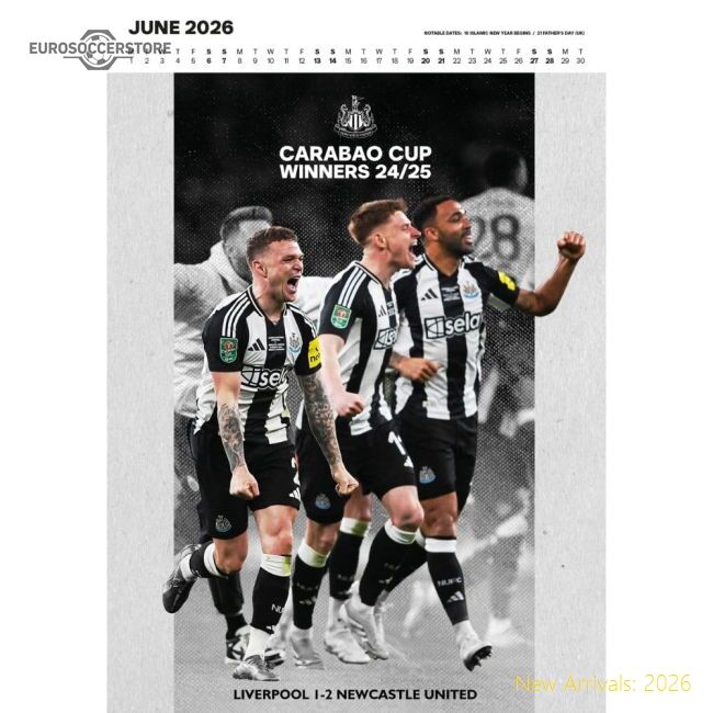 Authentic Newcastle United Fc Deluxe Calendar 2026 - Premium Quality
