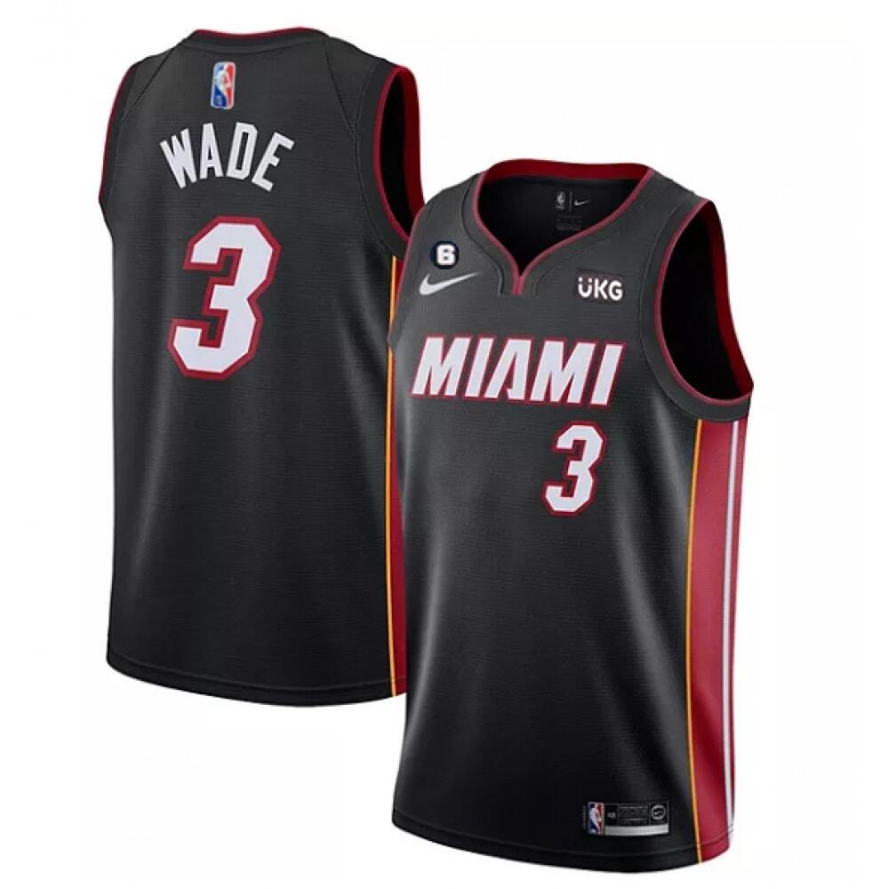 Limited Edition Men's Miami Heat #3 Dwyane Black Basketball Jersey