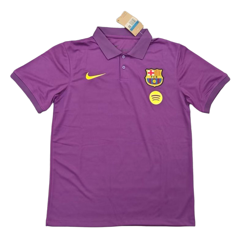 2526 Barcelona Purple Polo Shirt - Official Replica 8207