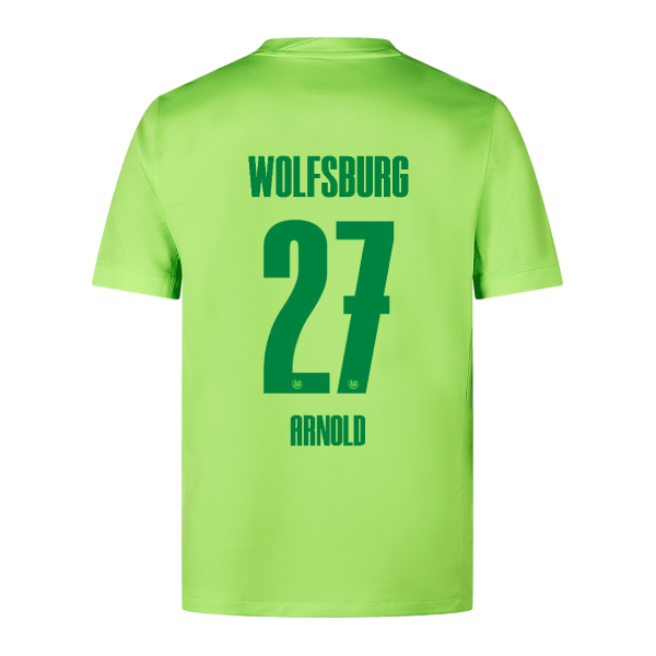 Arnold's No. 27 Home Jersey for Wolfsburg in the 24-25 Season
