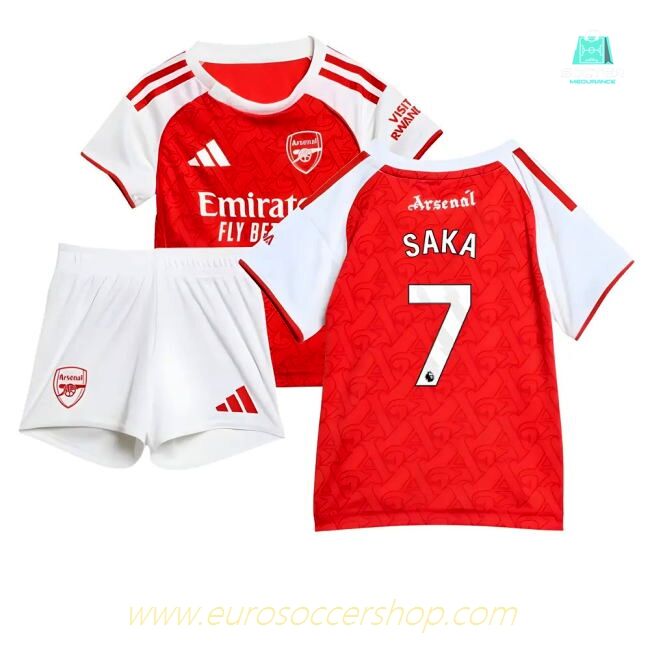 2025-2026 Arsenal Home Baby Kit (Saka 7)