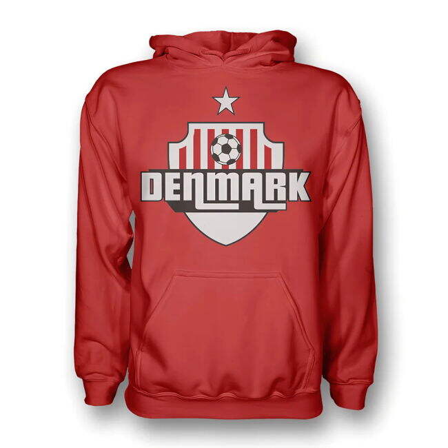 Denmark Country Logo Hoody (red) - Kids