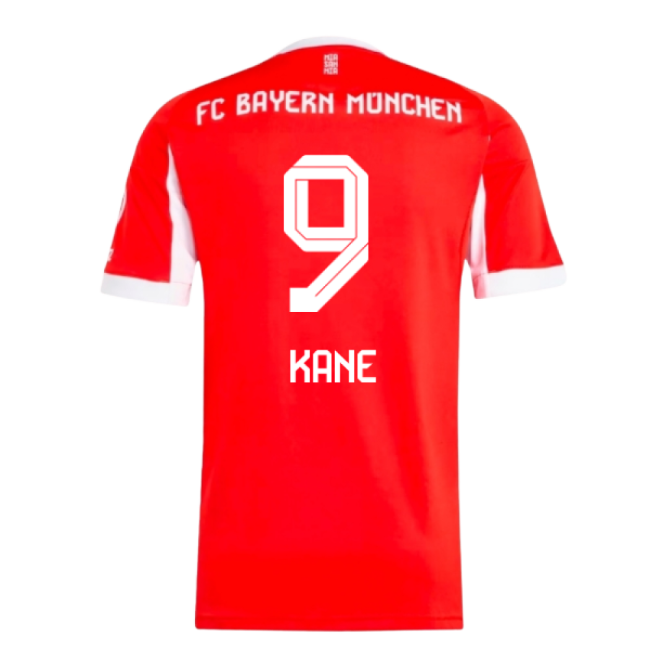 2025-2026 Bayern Munich Home Official Shirt (Kane 9) Reinforced Seams