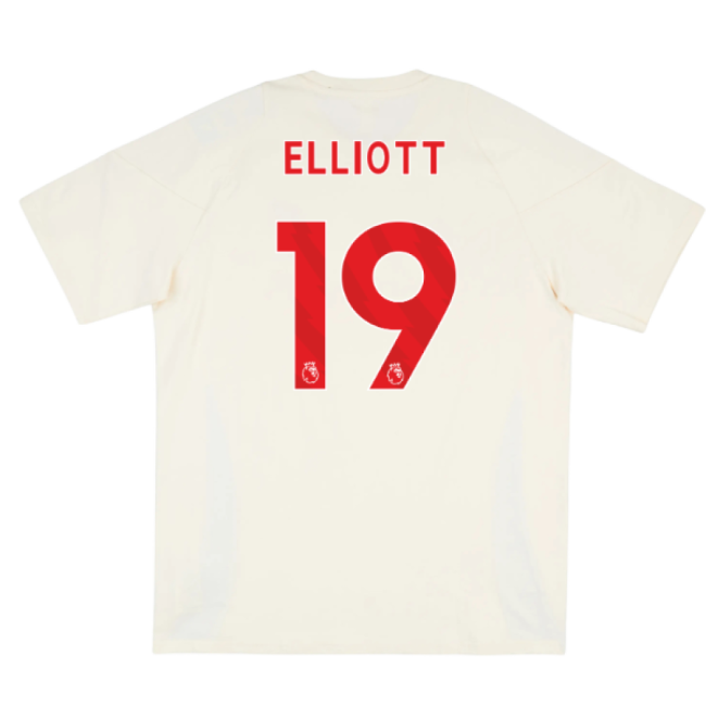 2025-2026 Liverpool Training Tee (White) (Elliott 19) - game day