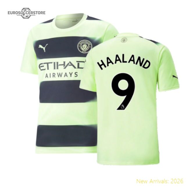 Exclusive Premier League Team Third Haaland Jersey 2022-2023 Stretchy