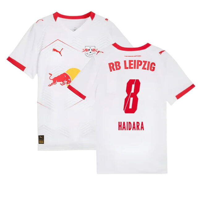 Devoted Leipzig Red Bull Leipzig Home Shirt Kids Haidara #8 Offici...