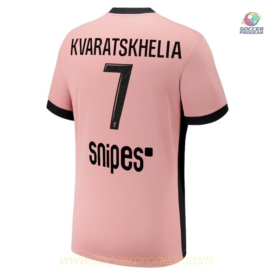 PSG Third Children Jersey Set Soccer Team Shirt 2024/25 Collection Kvaratskhelia