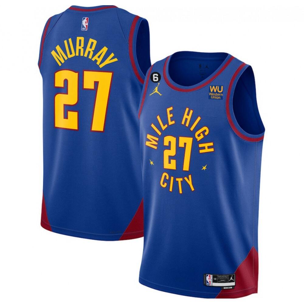 Premium 27 Denver Nuggets Blue Jersey - - Game Day Essential