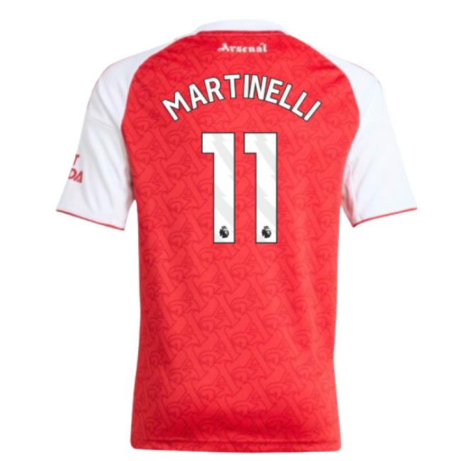 2025-20 Arsenal Home Football Kit Martinelli Printing L M S Kids