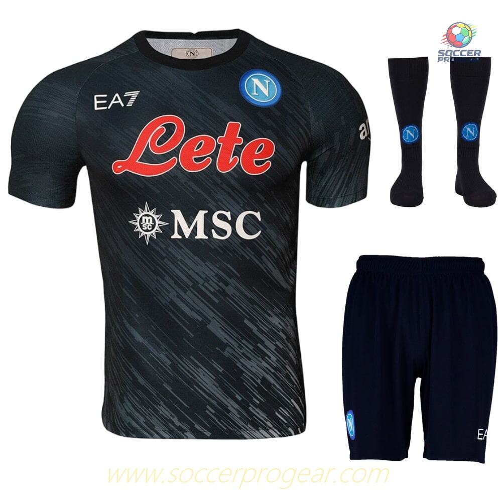 NAPLES Fan Edition EA7 THIRD CHILD KIT JERSEY 2022 2023