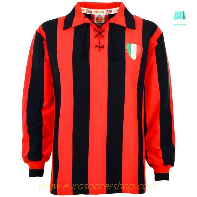 A C Milan 1950s Retro Football Shirt