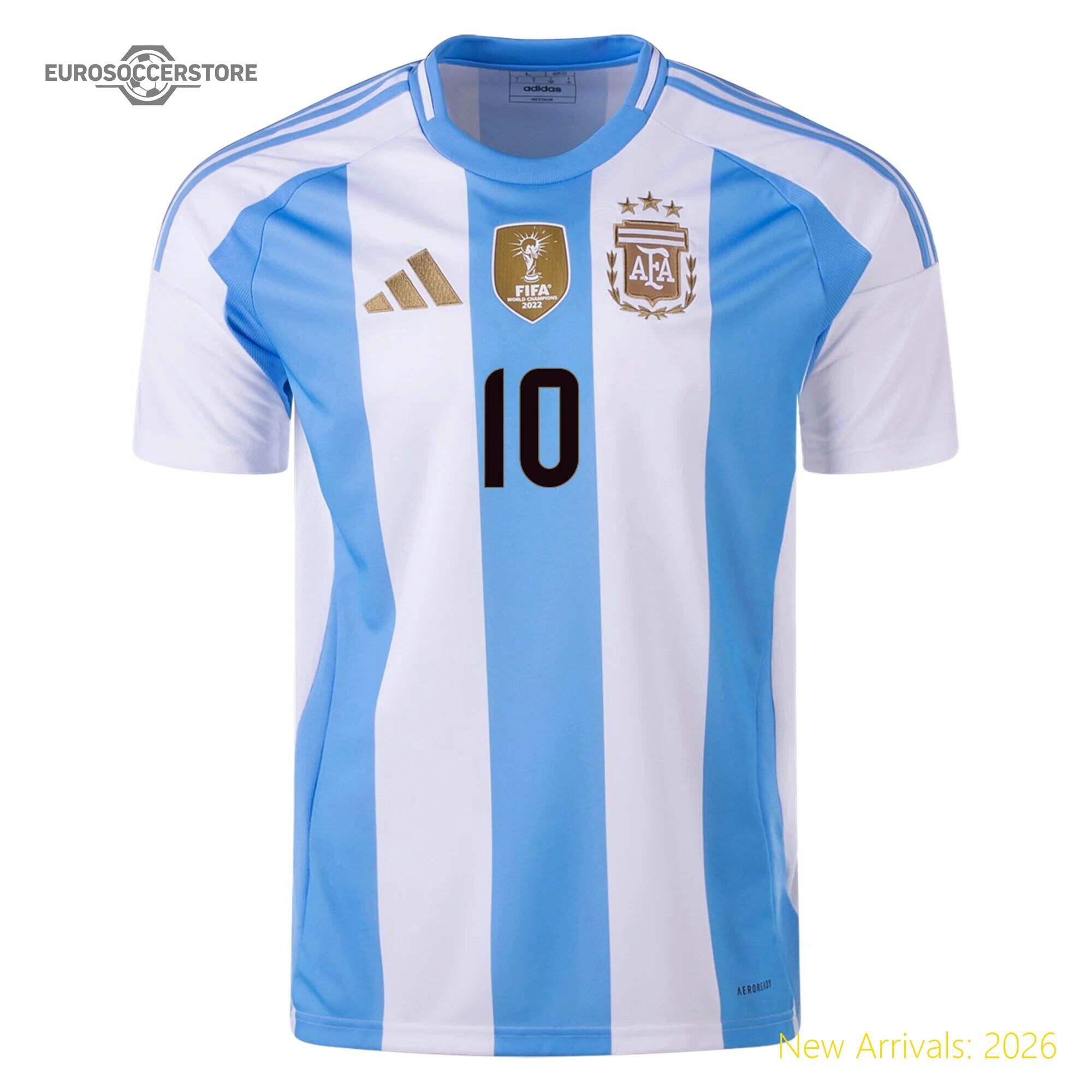 Officially Approved Men Professional Arg Soccer Star Home Jersey 2024