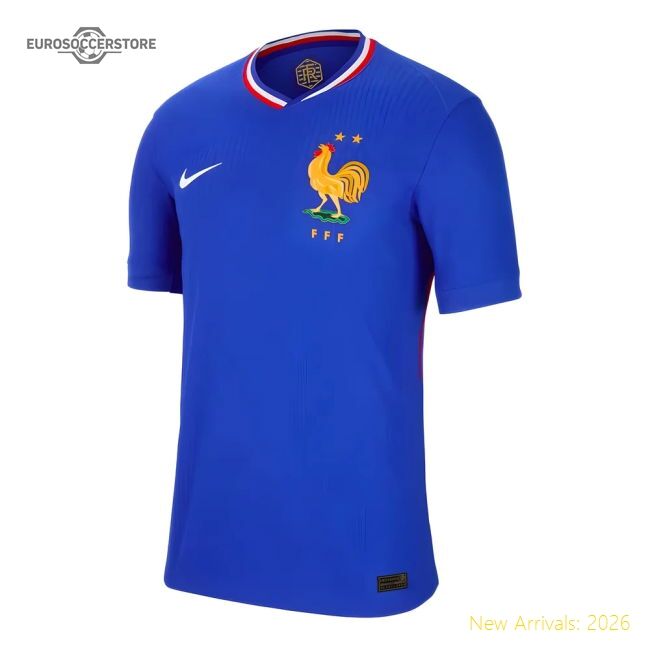 Elite France 2024-2025 Official Home Jersey Classic Breathability