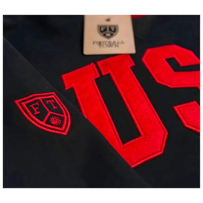 Match-Ready Usa Retro Football Sweatshirt (Black) Elite