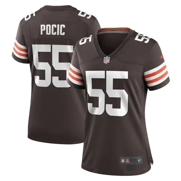 Performance None Game Jersey - Premium Brown NFL Fan Jersey | Game ...